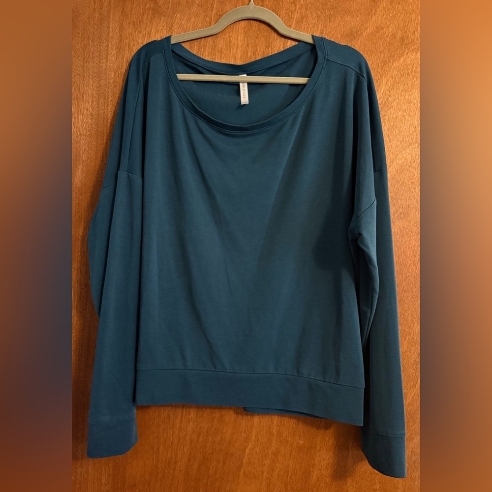 Fabletics Deep Teal Sweatshirt - image 1